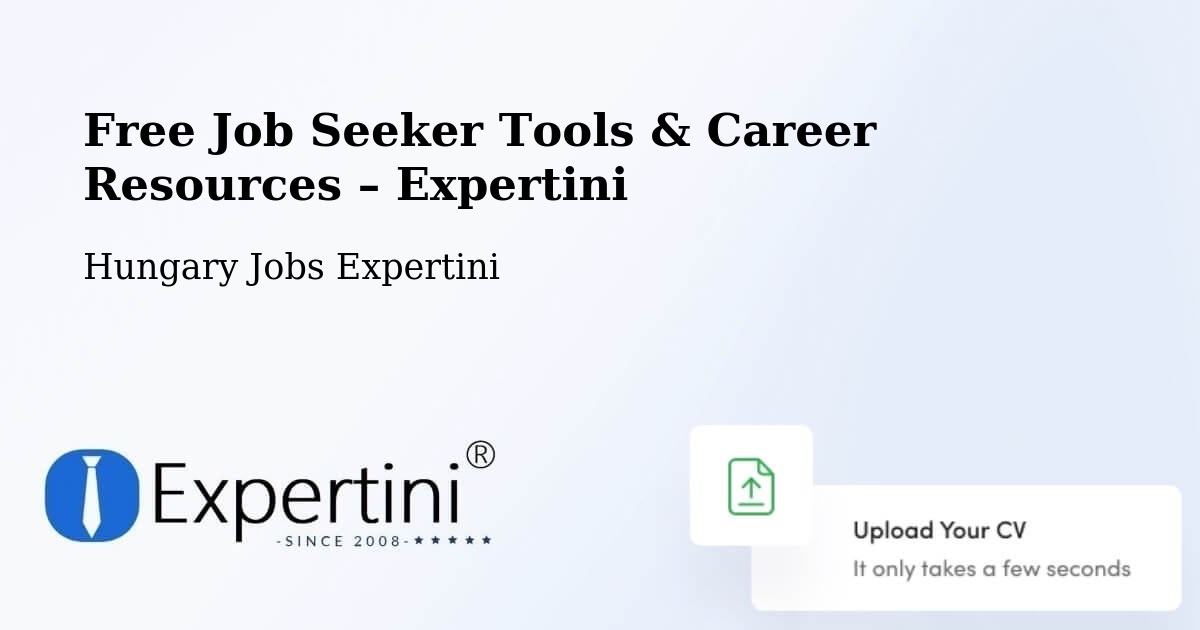 Free Job Seeker Tools & Career Resources – Kaposmérő - Kaposmérő, Hungary Jobs Expertini